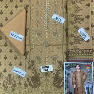 Fabric Fine Quality Dhanak 3pc